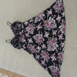 Floral Ruffle Sleeveless Sundress